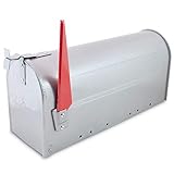 US Mailbox Amerikanischer Briefkasten Standbriefkasten Wandbriefkasten Letterbox Silber