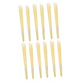 TOPPERFUN 12 Stück Teiliges Aromatherapie Ohrenkerzen aus Hochwertigem Bienenwachs mit Bergamotte duft Leicht und Tragbar Sicherer Markierungsbereich zur Entspannung und Reinigung im