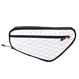 NiuLumea 1.7L Nylon Triangle Frame Bag for Bike Top Tube Lightweight, Scratch-Resistant Storage Pack Mountain, Road & Bikes, Black