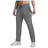 Generisch Herren Sport Trainingshose Atmungsaktiv Laufhose Jogger Hose,Sporthose Sweathosen,Mit Elastischem Bund & Seitentaschen Sporthose Herren Polyesterhose