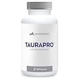 TAURAPRO® Magnesiumtaurat Kapseln von Pronesium - Magnesium taurate - Studienbasierte Dosierung - Premium Rohstoff aus den USA (200 Kapseln) (184 g (1er Pack))