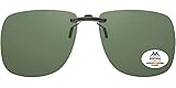 Montana Eyewear Polarisierte Steck-Sonnenbrille, C1, 62 mm, Gr�n (G15 Grün), Large