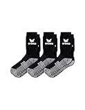 Erima Unisex 3er Pack Sportsocken, Schwarz, 35-38 EU