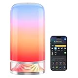 Govee LED Tischlampe, Nachttischlampe Touch Dimmbar RGBICWW, Steuerung von Alexa mit 64 Szenenmodi, 500 Lumen, Funktioniert mit Matter, 2700-6500k, für Wohnzimmer und Schlafzimmer