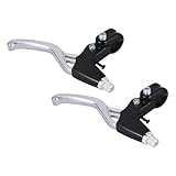 iplusmile 1 Paar Aluminium Fahrradbremshebel Leicht und Langlebig mit Glatter Oberfläche Ersatz für Mountainbike und Rennrad Bremsgriffe für Radsport und Radreisen