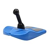 MUWO Snowslider für Kinder Schneebob Rodelschlitten Zipfelbob Kunststoffrodel Wintersport Schneesport (blau)