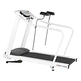 Sport-Thieme Laufband T4000 MED | Extra große Lauffläche 154x72 cm, Rückwärtslauf-Funktion, 250 kg Tragkraft | Profi-Ausführung | Schwarz | 3 PS Motor, 10 Programme, 0 1–25 km/h