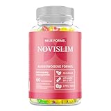 NOVISLIM Gummies mit Guarana & Vitamin B6 & B12 – Nahrungsergänzungsmittel – 60 Gummibärchen