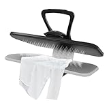 Professionell Dampfbügelpresse Tischplatte|2200W Intelligente BüGelmaschine |1000ml Dampfbügeleisen mit Touchscreen&Sprühflasche|Temperaturbereich: 90-200°C|3 Minuten Heizzeit BüGelautomat (Schwarz)