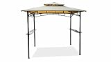 GRASEKAMP Qualität seit 1972 Grillpavillon BBQ 1,5x2,4m inkl. Flammschutzdach Sand