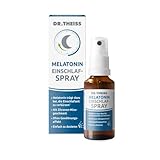 Dr. Theiss Melatonin Einschlaf-Spray | 30ml | Hilfe bei Einschlafproblemen | Mit Melatonin & Passionsblumenextrakt | Vegan und ohne Zucker | Zitronen-Minzgeschmack