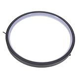 Zerodeko LED Light Ring Incense Holder mit Wasserfallfunktion USB Betrieben Farbwechsel Zen Aromatherapie Ornament für Wohnzimmer Büro Dekoration Schwarz