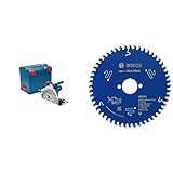 Bosch Professional Tauchsäge GKT 55 GCE (1.400 Watt, Ø: 165 mm, inkl. Kreissägeblatt für Holz, in L-BOXX 238) + 1x Kreissägeblatt Expert for Aluminium (Ø 165 x 30 x 2,6 mm, 52 Zähne, Zubehör)