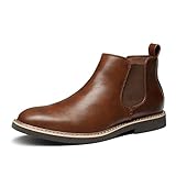 Bruno Marc Herren Stiefel Chelsea Boots Stiefeletten Stiefel BRAUN SBBO2218M-E Größe 41 (EUR)