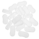 OUNONA 20 Teiliges Haustier Finger Set Zahnbürsten Aufbewahrungsbox Zähneputzen Pfoten Hund Kleine Zahnbürste Reise Zahnbürstenhalter Zahnbürsten Tragetasche Transparentes Pp