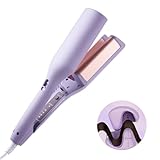 Welleneisen für Haare, Lockenstab Große Locken 32mm, Französischer Wellen Lockenstab, V Förmiger Lockenstab, Mermaid Hair Waver 32mm, Beach Waves Lockenstab 160°C und 220°C, Sofortiges Wellen