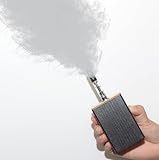 Mini-Nebelmaschine, Fernbedienung, tragbar, leicht, klein, Rauchmaschine für Outdoor, Party, DJ-Bühne, Innenbereich, Schwarz