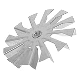 Sewroro Hochleistungs Axiallüfter Lüfterflügel aus Verzinktem Eisen 120mm Durchmesser Ersatzteil für Kühltürme und Radiatoren