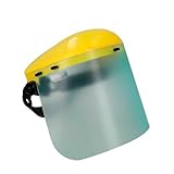 WOLFPACK LINEA PROFESIONAL Gesichtsschutz mit verstellbarem Visier aus Polycarbonat, 390 x 200 mm. Sicherheitsvisier, stoßfest, Freischneiderhelm