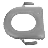 Alipis Aufblasbares Toilettensitzkissen mit Saugnäpfen Rutschfestes und Bequemes Sitzkissen für Ältere Menschen und Aufbewahrungstasche und Installieren