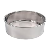 Edelstahlmehl Sieb, Feines Mesh Trommel Sieb Rundes Mehl Mesh Sifter, Handheld Zuckerschüttler Für Mehl Zuckerpulver Backvorgänge