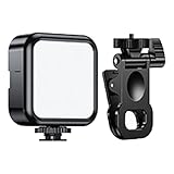 Camera Clip Led Light, Live Streaming Video Lamp, Compact Broadcast Lighting, Flexible Laptop Mount, Adjustable Brightness Illumination for Phone Virtual Meeting Content Creation 4.92x1.38x2.87 Inches
