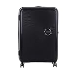 American Tourister Soundbox - Spinner L Erweiterbar Koffer, 77 cm, 97/110 L, Schwarz (Bass Black)