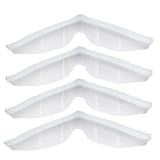 VALICLUD 4 Stück pack Silikon Antibeschlagmasken für Brillen Wiederverwendbarer Masken Beschlagverhinderer Waschbar Geruchsneutral für Brillenträger Jeden Alters