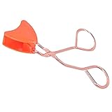 Yinhing Professioneller Magnetischer Wimpern-Applikator aus Edelstahl ohne Klebstoff für den Salon zu Hause. Einfach zu Verwendendes Wiederverwendbares Make-up-Werkzeug mit (roségoldener Griff orange)