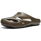 KEEN Shanti Herren-Clogs zum Reinschlüpfen, leicht, Canteen/Plaza Taupe, 40.5 EU