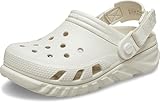 Crocs Duet Max II Clogs, Stucco, 4 US Unisex Big Kid