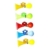 Toyvian 5 Stück Teiliges Fahrradhupe Laute Luftklingel Wetterfest Einfache Montage für Lenker Geeignet Vielseitig Sicherheitsstark Zufällige Farbe Zufällige Farbe