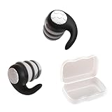 Kinder Ohrhörer Ohrstöpsel Kinder Gehörschutz Schwimmen Ohrhörer | Wasserdichte Schwimm-Ohrstöpsel mit Aufbewahrungsbox, Wasserohrstöpsel, Schlaf-Ohrstöpsel mit Geräuschunterdrückung