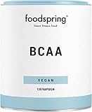 foodspring BCAA Kapseln, 120 Stück, Vegane BCAAs, essenzielle Aminosäuren für deine Muskeln im Verhältnis 2:1:1