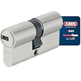 ABUS Profilzylinder D6XNP 30/30 mit 5 Schlüsseln und Code-Karte - Türschloss für Sicherheit an Haustür und Wohnungstür - Doppelzylinder mit Not- und Gefahrenfunktion