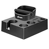 Espresso-Organizer, 9-in-1 Espresso-Klopfbox und Tamperstation, Espresso-Zubehör, Werkzeug-Organizer, Espresso-Stopfstation, passend für Aufbewahrung von 51, 54, 58 mm Espresso-Tamper (schwarz)