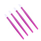 Veemoon 100 Stück Teiliges Nagelhautschieber aus Leichtem Kunststoff Ergonomisch Geformt für Einfache Maniküre und Hornhautentfernung Bunte Design Nagelpflege Sticks für Professionelle