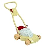Theo Klein 7686 Rasenmäher mit abnehmbarem Auffangkorb I Mechanische Knatter- und Ratschgeräusche I Recyclingkunststoff I Anti-UV, Spielzeug für Kinder ab 18 Monaten