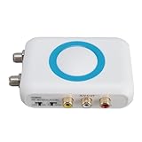 RF-Modulator, HDMI-zu-Koaxial-RF/R CA-Konverter, VHF-Modulator-Adapter mit F-Typ-Buchse/Antenne, ANT-EIN-/Ausgang für DVR-Laptop-Kabelbox, HD-Digitalvideo zu