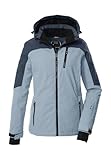 Killtec Damen Skijacke Funktionsjacke mit Kapuze und Schneefang KSW 435 WMN SKI Jckt 00525-hell eisblau 42