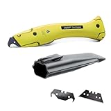 Delphin®-03 Teppichmesser | Lime | 1 Hakenklinge | 1 Trapezklinge | Kunststoffköcher | Limitierte Auflage