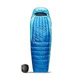 Sea to Summit Trek -1C/30F - Daunenschlafsack snorkel blue regular links