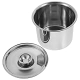 HIAKDOFT Edelstahl Gewürzbehälter mit Deckel Salztopf und Zuckerdose Langlebiger und Sicherer Gewürzdosen Organizer für Küche und Bbq Rostfrei und Leicht zu Reinigen