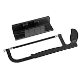 Windhager Fliegengitter Zuschnitt-Set - Gehrungslade mit Säge - Schneidlade mit Bügelsäge, Sägehilfe - präziser Zuschnitt von Insektenschutz-Produkten