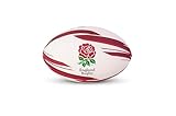 England Rugby Hy-Pro Offiziell lizenzierter Ball, Größe 5, Rot und Weiß, RFU