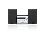Panasonic SC-PM254EG-S Micro- mit HiFi-System (Bluetooth, DAB+, CD, UKW , 20 Watt RMS) silber