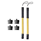 Generisch 2Stk Ohne Seil Battle Ropes | Battle Ropes für Heimtraining | Verstellbare Kabellose Battles Rope mit 4 Gewichten | Multifunktionaler Battles Rope Arm Trainingsgerät für Fitness