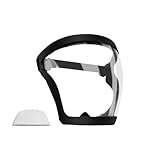 Vollge Gesichtsschild | Anti-Fog-Schutz | Gesichtsschutzabdeckung für Küchen verwenden HD -PC -Objektiv mit Silikondicht, wiederverwendbares Design, Schilde aus, Flüssigkeit, Wind, ideal für die