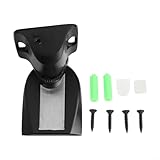 Verstellbarer magnetischer Türstopper, stabiler Türpuffer für verbesserte Funktionalität und Design (schwarz)