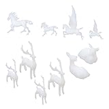 DOITOOL 1 Set 3D Druckmodell Füllform Charms Fake Schmuckform Epoxidfüllmodelle Paste Anhängerform Gießform Miniaturformen Kunststoff